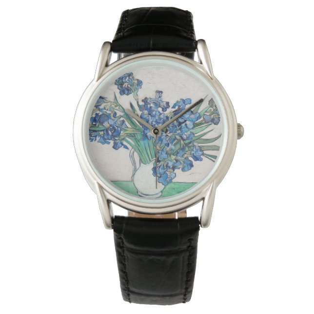 Vincent Van Gogh. Irises. Impressionisme floraal Horloge (Voorkant)