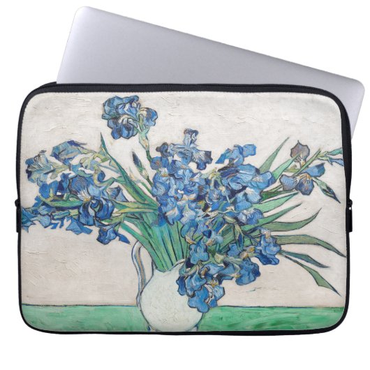 Vincent Van Gogh. Irises. Impressionisme floraal Laptop Sleeve (Voorkant)
