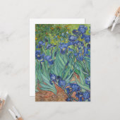 Vincent Van Gogh - Irises Kaart (Voorkant / Achterkant in situ)