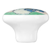 Vincent van Gogh - Irises Keramische Knop (Zijkant)