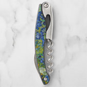 Vincent Van Gogh - Irises Kurkentrekker (Achterkant)