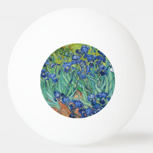 Vincent Van Gogh - Irises Pingpongballen (Achterkant)