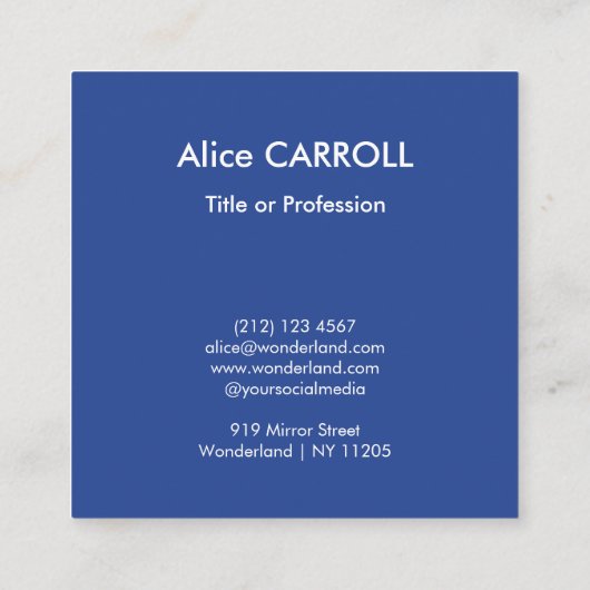 Vincent Van Gogh - Irises - QR-code Vierkante Visitekaartje (Achterkant)