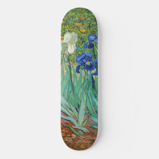 Vincent Van Gogh - Irises Skateboard (Voorkant)