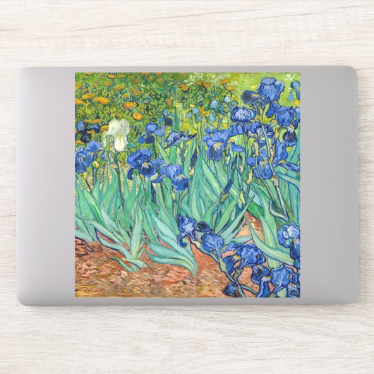 Vincent Van Gogh - Irises Sticker (Computer)