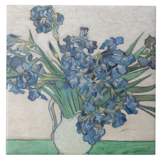 Vincent van Gogh - Irises Tegeltje (Voorkant)
