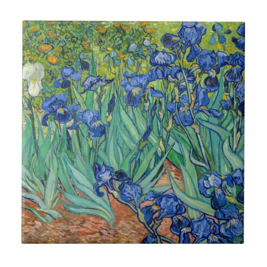 Vincent Van Gogh - Irises Tegeltje (Voorkant)