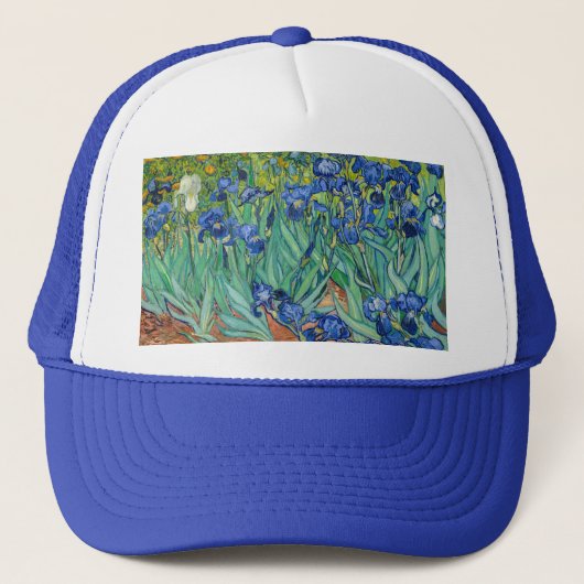 Vincent Van Gogh - Irises Trucker Pet (Voorkant)