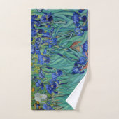 Vincent Van Gogh Irises Vibrant Flower Art (Serviette à main)