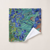 Vincent Van Gogh Irises Vibrant Flower Art (Gant de toilette)