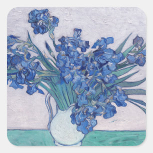 Vincent Van Gogh. Irises Vierkante Sticker