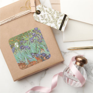 Vincent van Gogh - Irises Vierkante Sticker