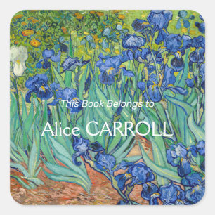 Vincent Van Gogh - Irises Vierkante Sticker