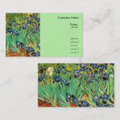 Vincent van Gogh, Irises Visitekaartje (Voorkant / Achterkant)