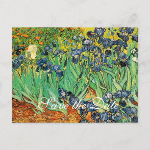Vincent van Gogh,Irissen Aankondigingskaart