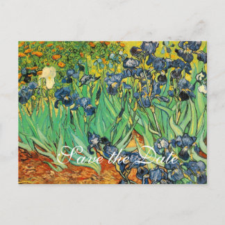 Vincent van Gogh,Irissen Aankondigingskaart