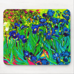Vincent Van Gogh - Irissen - Bloemenliefhebber Pop Muismat