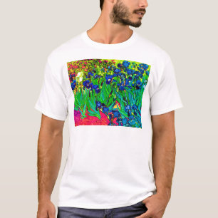 Vincent Van Gogh - Irissen - Bloemenliefhebber Pop T-shirt