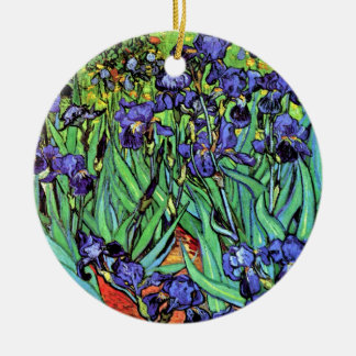 Vincent Van Gogh - Irissen - Bloemliefhebber Kunst Keramisch Ornament