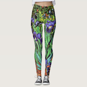 Vincent Van Gogh - Irissen - Bloemliefhebber Kunst Leggings