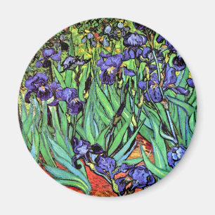 Vincent Van Gogh - Irissen - Bloemliefhebber Kunst Magneet
