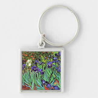 Vincent Van Gogh - Irissen - Bloemliefhebber Kunst Sleutelhanger