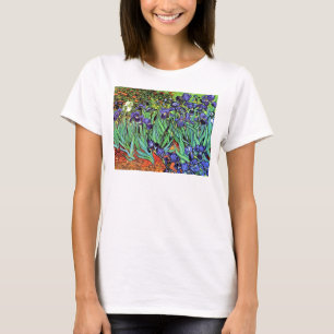 Vincent Van Gogh - Irissen - Bloemliefhebber Kunst T-shirt