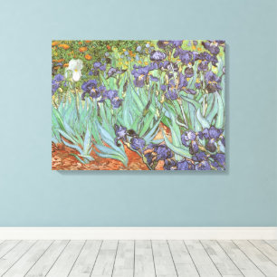 Vincent van Gogh - Irissen Canvas Afdruk