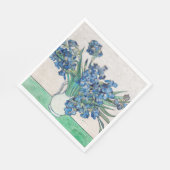 Vincent Van Gogh Irissen. Impressionisme floraal Servet (Hoek)