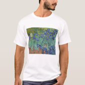 Vincent van Gogh, Irissen, Les Iris T-shirt (Voorkant)
