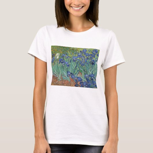 Vincent van Gogh, Irissen, Les Iris T-shirt (Voorkant)