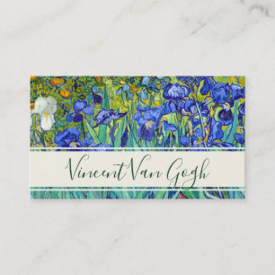 Vincent van Gogh Irist bloemen levendige kunst Visitekaartje