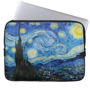 Vincent Van Gogh is de Sterrennacht Laptop Sleeve