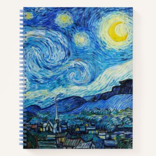 Vincent Van Gogh is de Sterrennacht Notitieboek