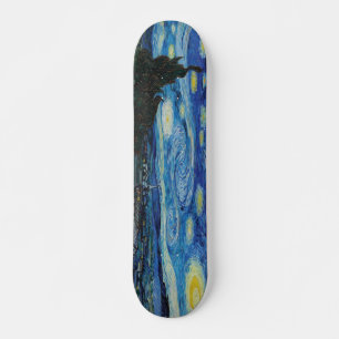 Vincent Van Gogh is de Sterrennacht Skateboard