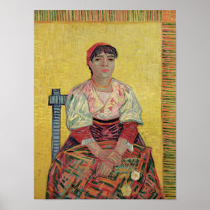 Vincent van Gogh Italiaans: Agostina Segatori Poster