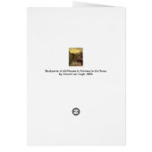 Vincent van Gogh, Jardins de vieilles maisons, Anv (Dos)