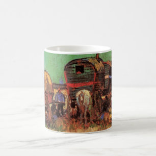 Vincent van Gogh - Kampement van zigeuners woonwag Koffiemok