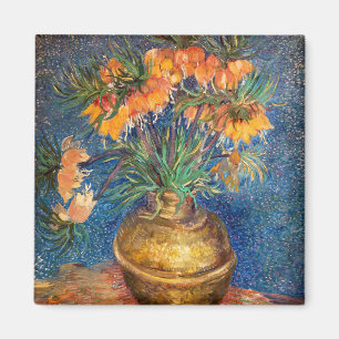 Vincent van Gogh - Keizerkroon in een koperen vaas Magneet