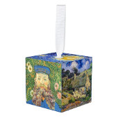 Vincent Van Gogh - Keuze uit Masterstuks Kubus Ornament (Voorkant hoekig)