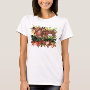 Vincent Van Gogh - Koeien (Na Jordaens) Fijne Kuns T-shirt