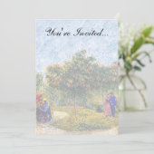 Vincent van Gogh - koppels in het park begeleiden Kaart (Staand voorkant)