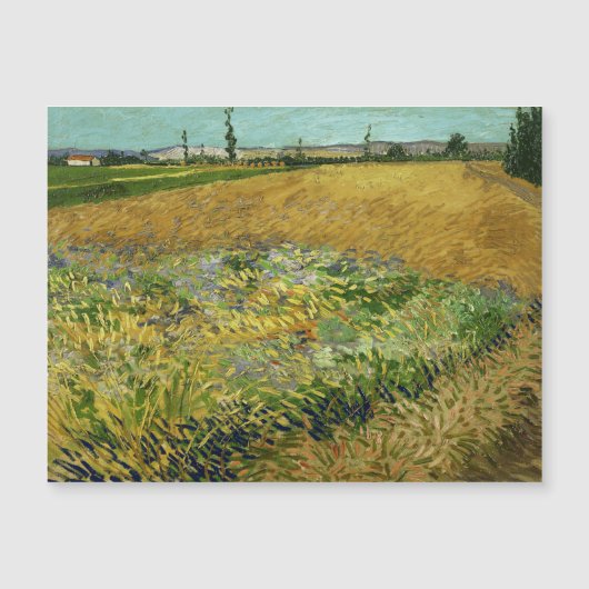 Vincent van Gogh, Korenveld, Korenveld Magnetische Uitnodiging (Voorkant)