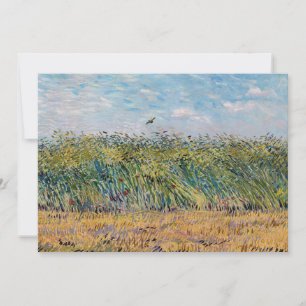 Vincent van Gogh - Korenveld met een leeuwerik Bedankkaart