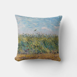 Vincent van Gogh - Korenveld met een leeuwerik Kussen