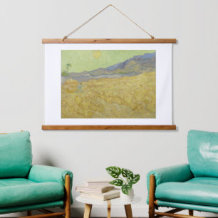 Vincent van Gogh, Korenveld met een maaier Hangend Wandkleed