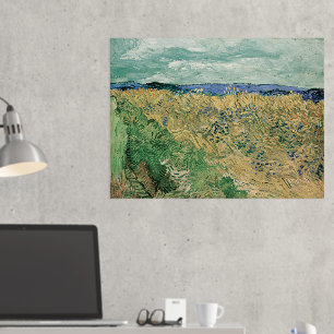 Vincent van Gogh, Korenveld met korenbloemen Folie Afdrukken