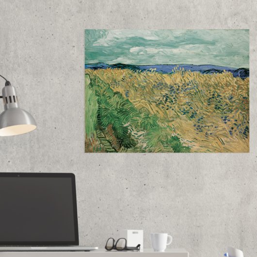 Vincent van Gogh, Korenveld met korenbloemen Folie Afdrukken (Insitu (Desk 2))