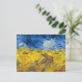 Vincent van Gogh - Korenveld met kraaien Briefkaart (Staand voorkant)