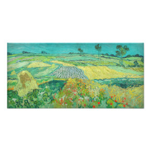 Vincent van Gogh - Korenvelden bij Auvers Foto Afdruk